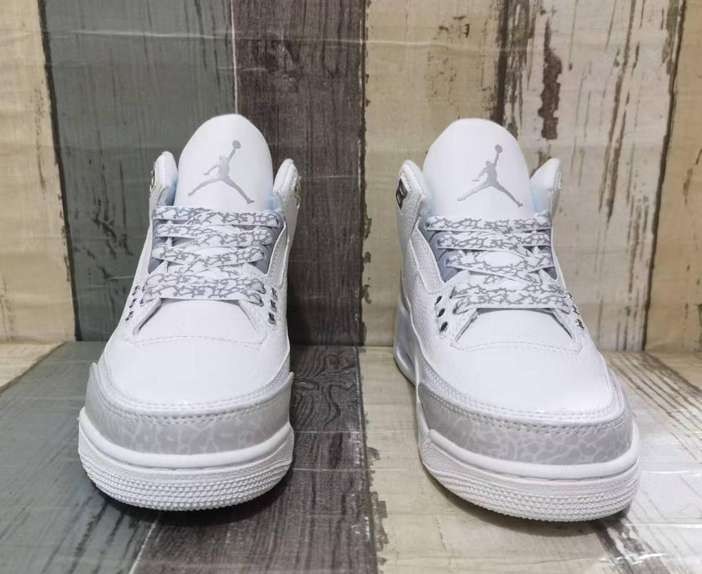 Air Jordan 3 Retro Pure White Men & Women