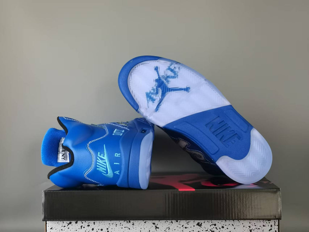 Air Jordan 5 Retro NY Arctic Blue Blue Black