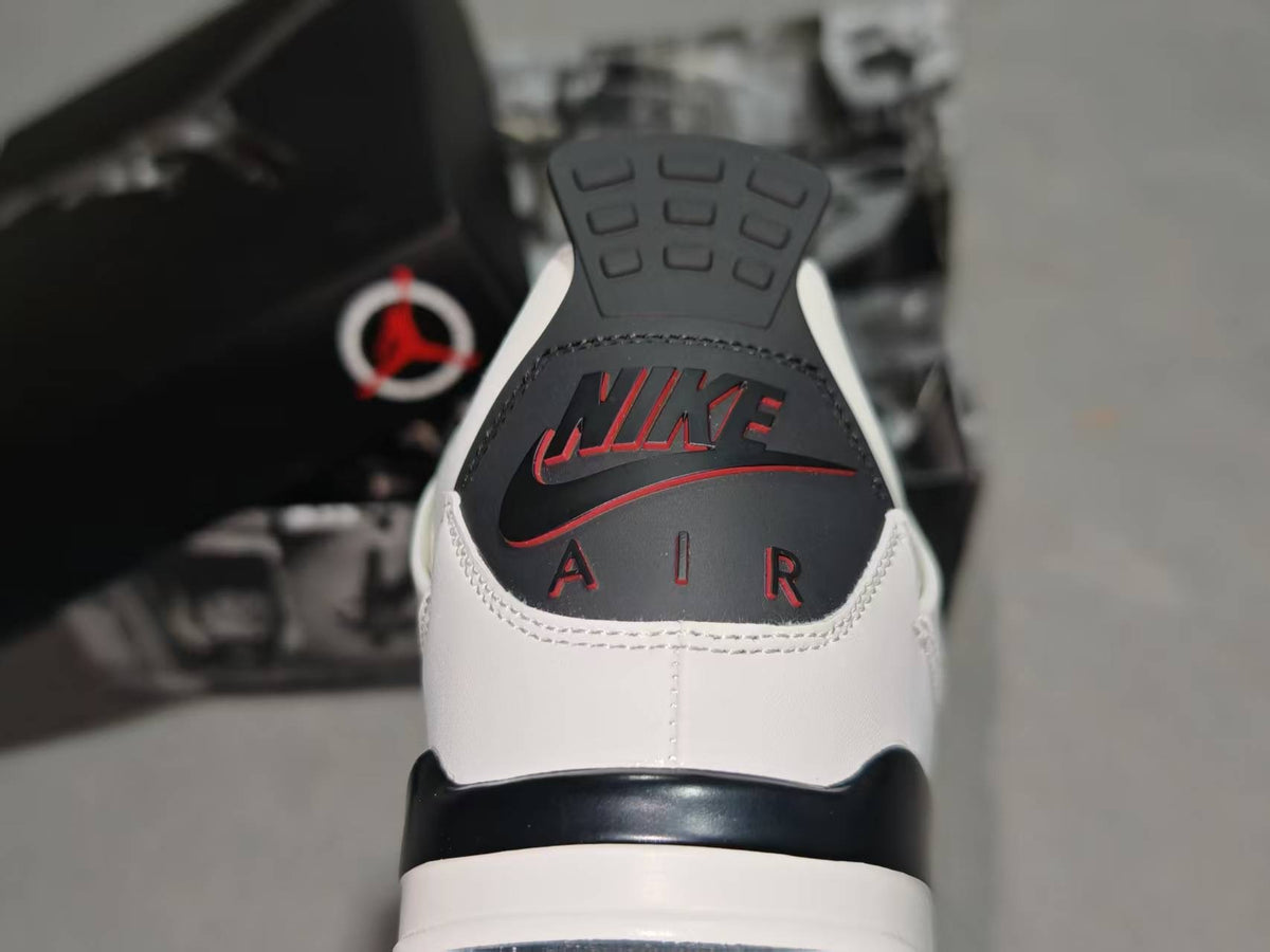 Air Jordan 4 Retro MENS WMNS Flight Club Sail University Red Black