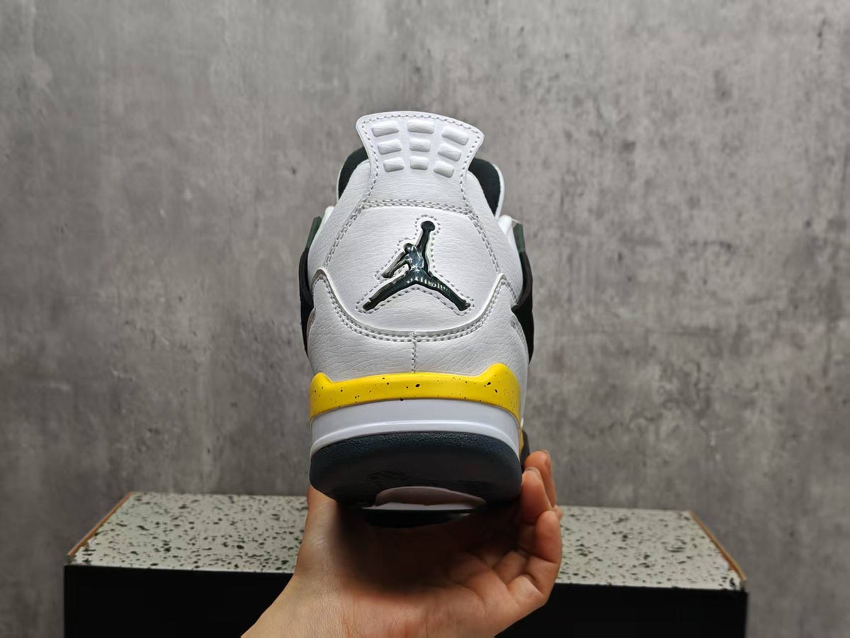 Air Jordan 4 Retro MENS WMNS Lightning Tour Yellow White Dark Blue Grey CT8527‑700